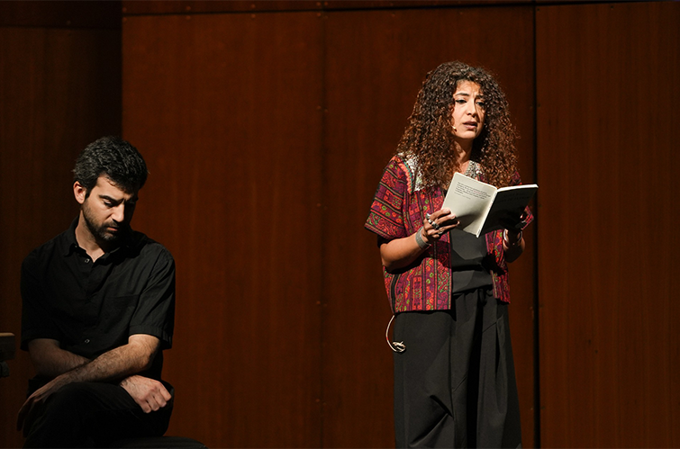 João Dias e Shahd Wadi · © EGEAC – Teatro São Luiz, Pedro Rosário Nunes