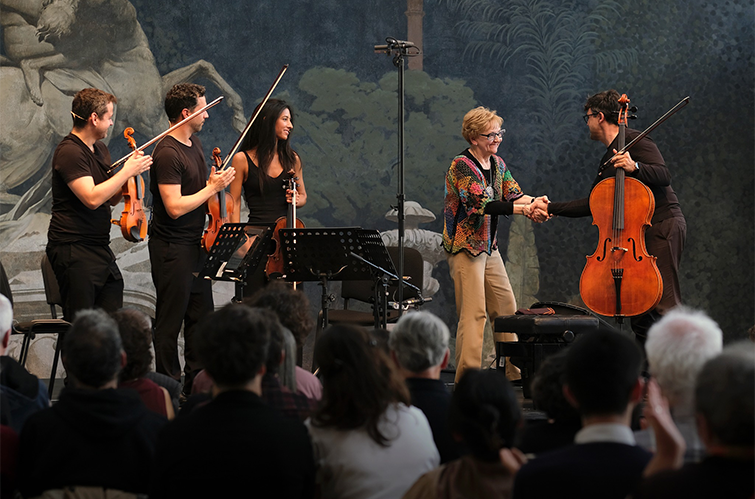 Miso String Quartet e Doina Rotaru · © EGEAC – Teatro São Luiz, Pedro Rosário Nunes